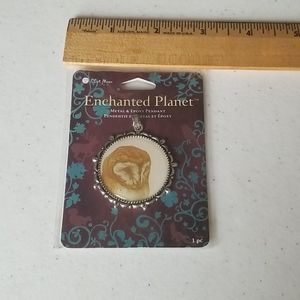 ! Jewelry - Metal & Epoxy Pendant